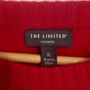 The Limited XL Red Cashmere Sweater